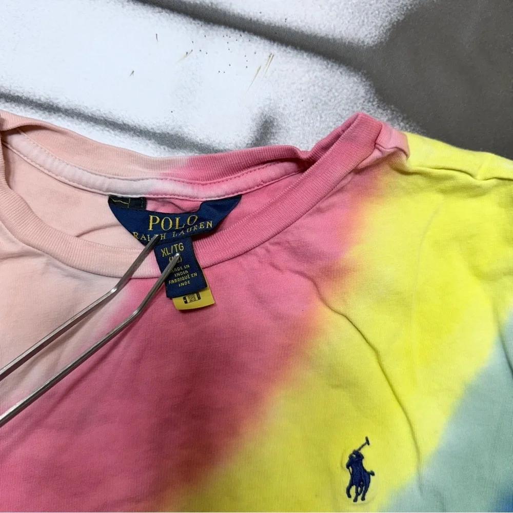 Polo Ralph Lauren Kids Sz XL Tie Dye Shirt A38